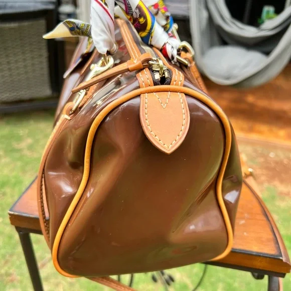 Dooney & Bourke Satchel Handbag Patent Leather - Picture 4 of 12